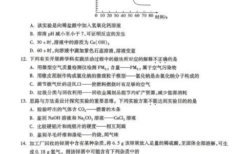 化学白卷_中考押题2026《中考押题》系列（9科全套实时更新中）_万唯2026版初中《万唯黑白卷》7科全套（河南）
