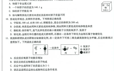 化学白卷_中考押题2026《中考押题》系列（9科全套实时更新中）_万唯2026版初中《万唯黑白卷》7科全套（重庆）_化学