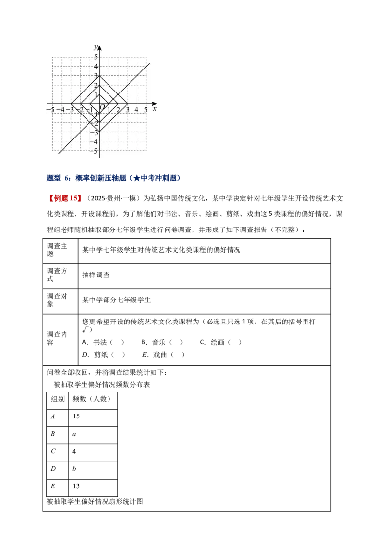 专题25.1概率初步（全章复习讲义）（学生版）_人教版数学九年级上册_版本二_九年级数学上册（人教版）_专题突破练习-V4_2026版
