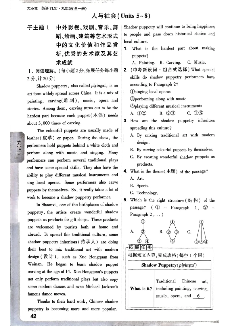 九年级全一册英语译林&mdash;&mdash;周测小卷_2026中考押题卷合集_2026新中考中考全科资料_2026版大小卷&bull;译林版英语&bull;9年级全一册(1)