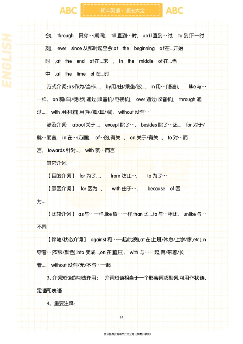 初中英语核心短语+语法大全_2026中考押题卷合集_2026新中考中考全科资料