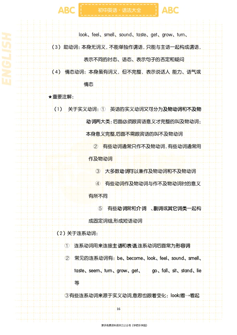 初中英语核心短语+语法大全_2026中考押题卷合集_2026新中考中考全科资料