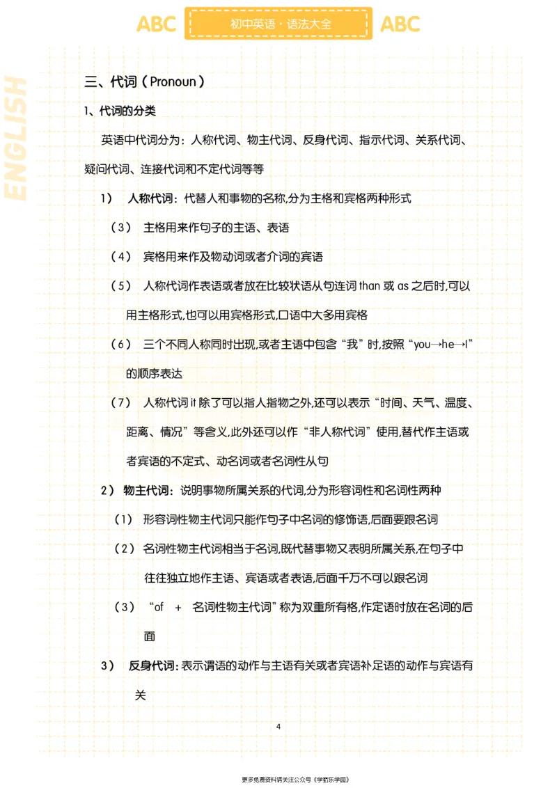 初中英语语法大全_2026中考押题卷合集_2026新中考中考全科资料