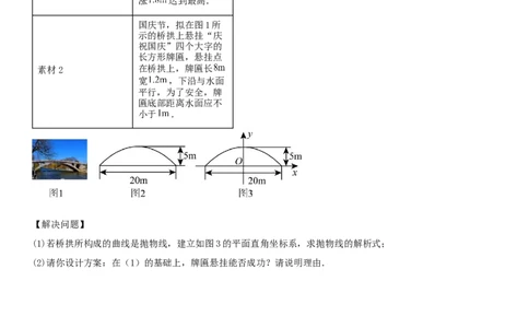 专题强化01：二次函数的实际应用解答题学生版_人教版数学九年级上册_版本二_九年级数学上册（人教版）_考点题型技巧高分突破-U360_2026版