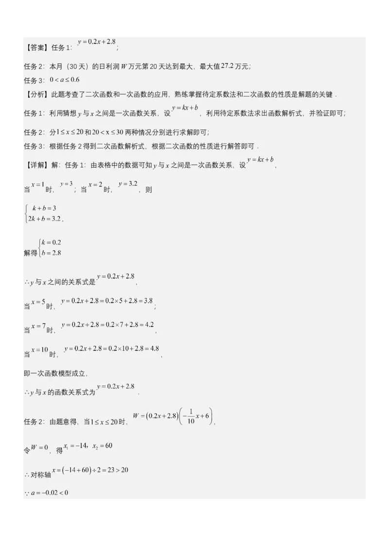 专题强化05：二次函数的实际应用大题归纳教师版_人教版数学九年级上册_版本二_九年级数学上册（人教版）_考点题型技巧高分突破-U360_2025版