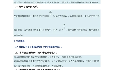 专题25.1概率初步（全章复习讲义）（教师版）_人教版数学九年级上册_版本二_九年级数学上册（人教版）_专题突破练习-V4_2026版