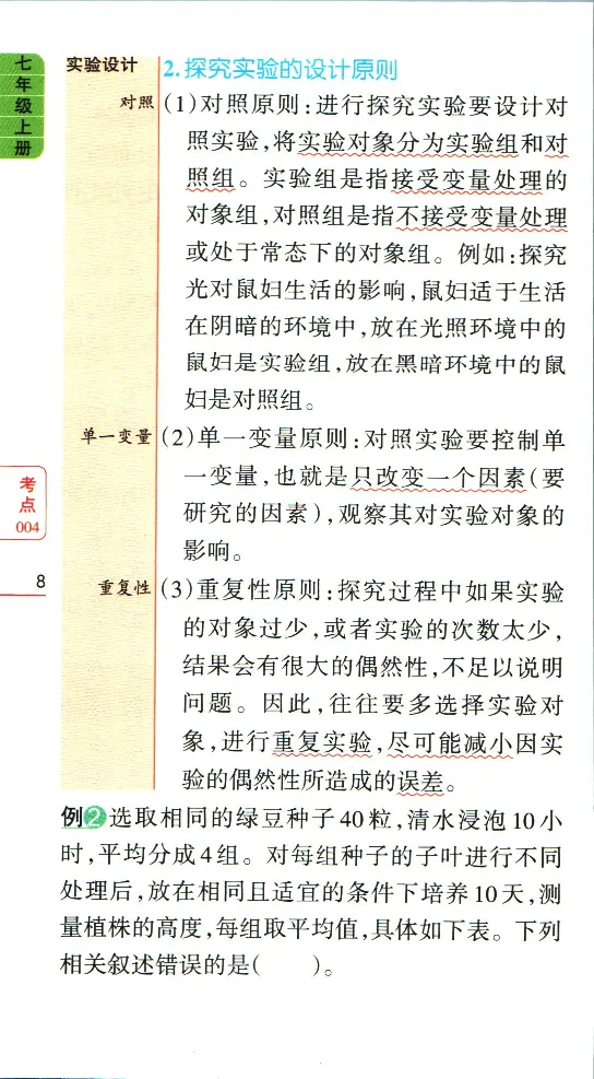 加分宝初中生物考点清单_中考押题2026《中考押题》系列（9科全套实时更新中）_中考9科加分宝