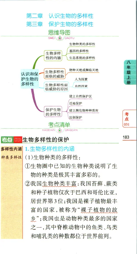 加分宝初中生物考点清单_中考押题2026《中考押题》系列（9科全套实时更新中）_中考9科加分宝