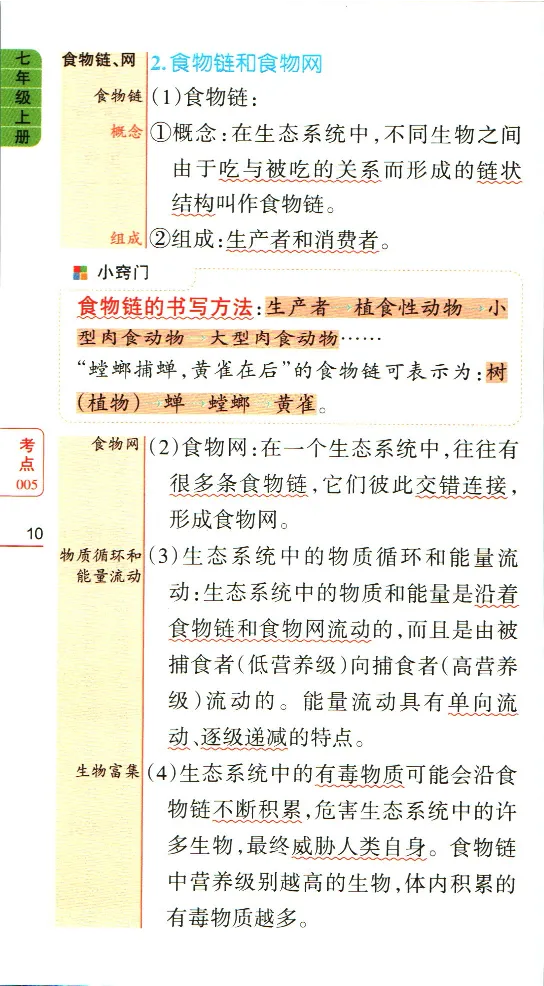 加分宝初中生物考点清单_中考押题2026《中考押题》系列（9科全套实时更新中）_中考9科加分宝