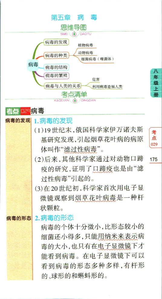 加分宝初中生物考点清单_中考押题2026《中考押题》系列（9科全套实时更新中）_中考9科加分宝