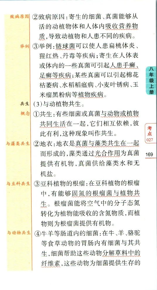 加分宝初中生物考点清单_中考押题2026《中考押题》系列（9科全套实时更新中）_中考9科加分宝