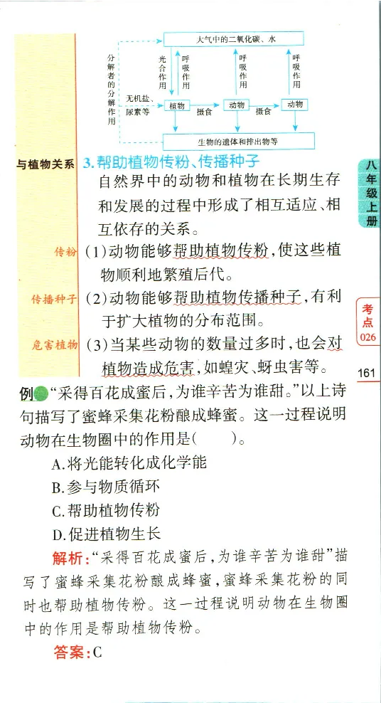 加分宝初中生物考点清单_中考押题2026《中考押题》系列（9科全套实时更新中）_中考9科加分宝