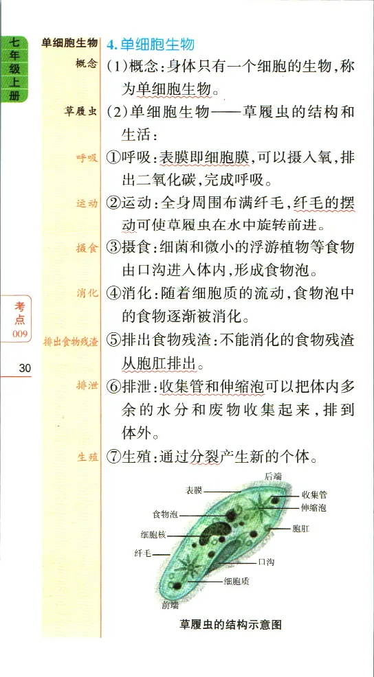加分宝初中生物考点清单_中考押题2026《中考押题》系列（9科全套实时更新中）_中考9科加分宝