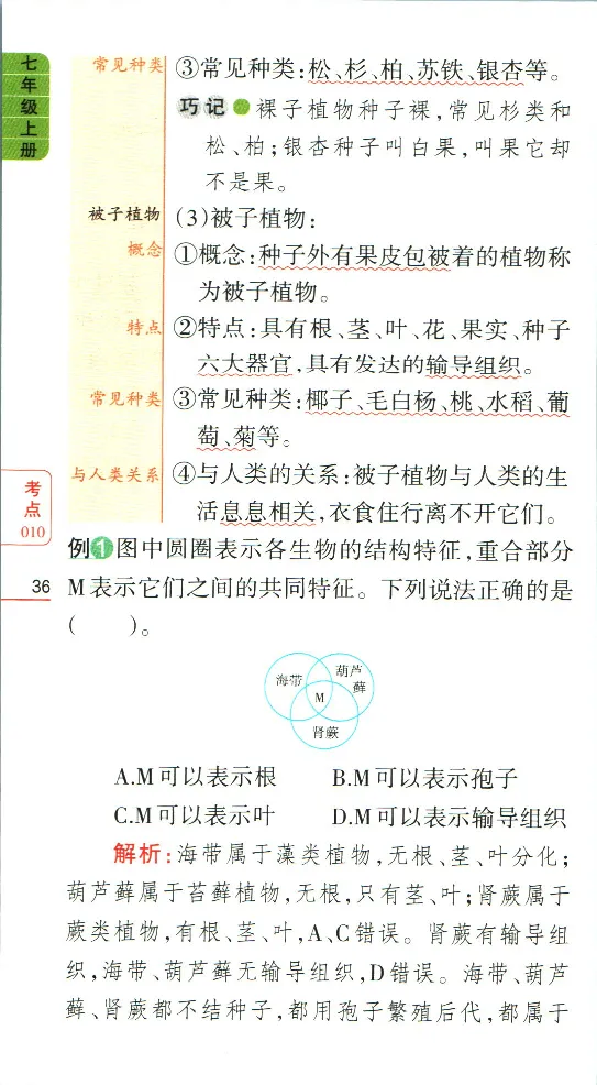 加分宝初中生物考点清单_中考押题2026《中考押题》系列（9科全套实时更新中）_中考9科加分宝