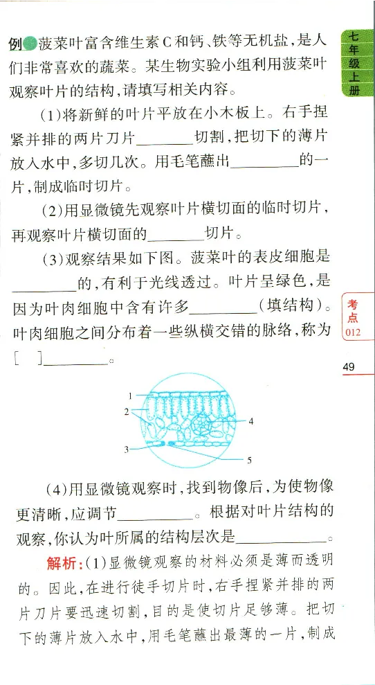 加分宝初中生物考点清单_中考押题2026《中考押题》系列（9科全套实时更新中）_中考9科加分宝