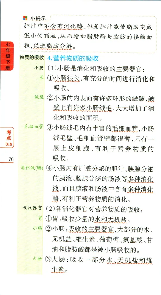 加分宝初中生物考点清单_中考押题2026《中考押题》系列（9科全套实时更新中）_中考9科加分宝