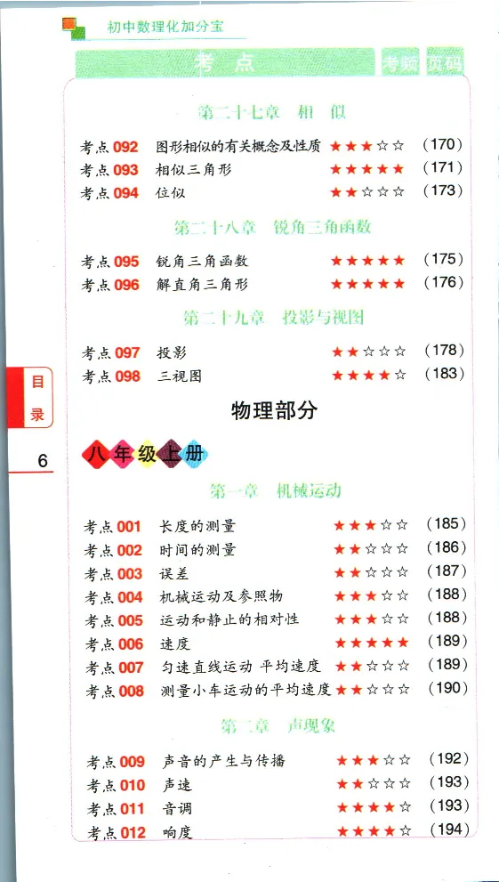 加分宝初中数理化考点清单_中考押题2026《中考押题》系列（9科全套实时更新中）_中考9科加分宝