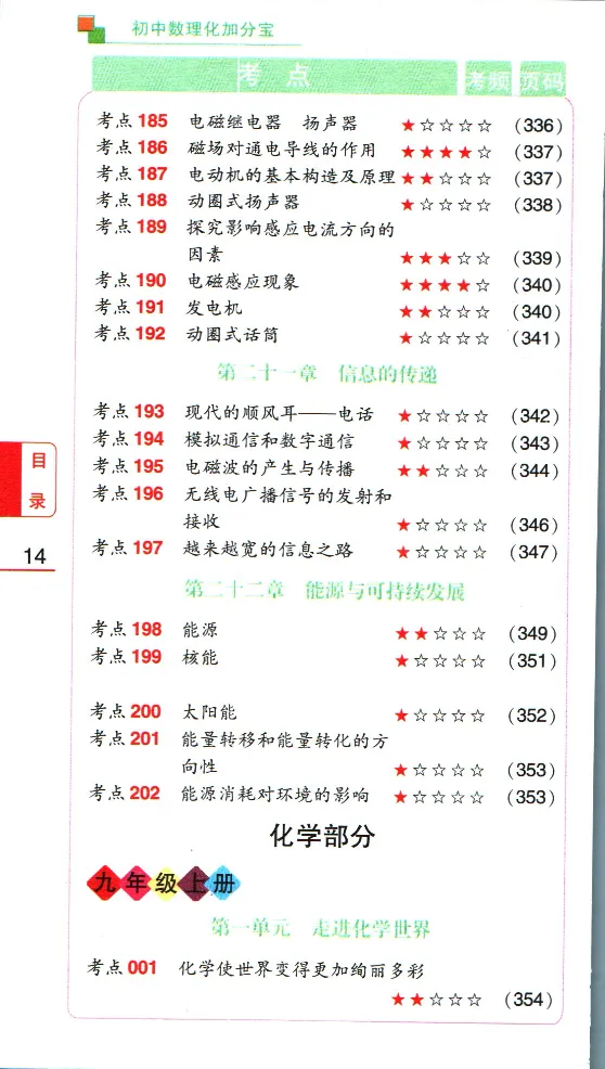 加分宝初中数理化考点清单_中考押题2026《中考押题》系列（9科全套实时更新中）_中考9科加分宝