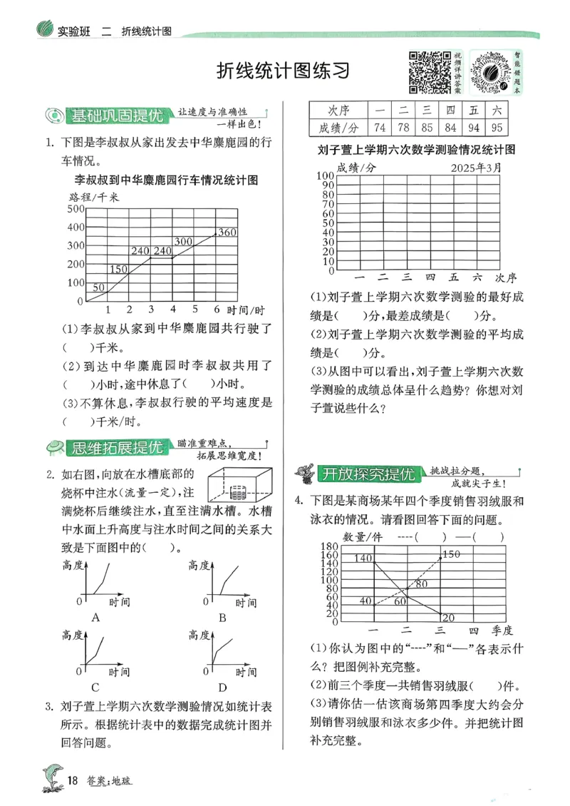 主书_2026春季学期_26春苏教数学《实验班提优训练》2-6下_26春《实验班提优训练》数学SJ5下