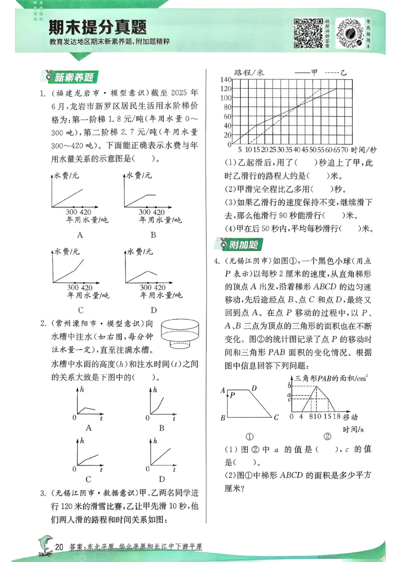 主书_2026春季学期_26春苏教数学《实验班提优训练》2-6下_26春《实验班提优训练》数学SJ5下