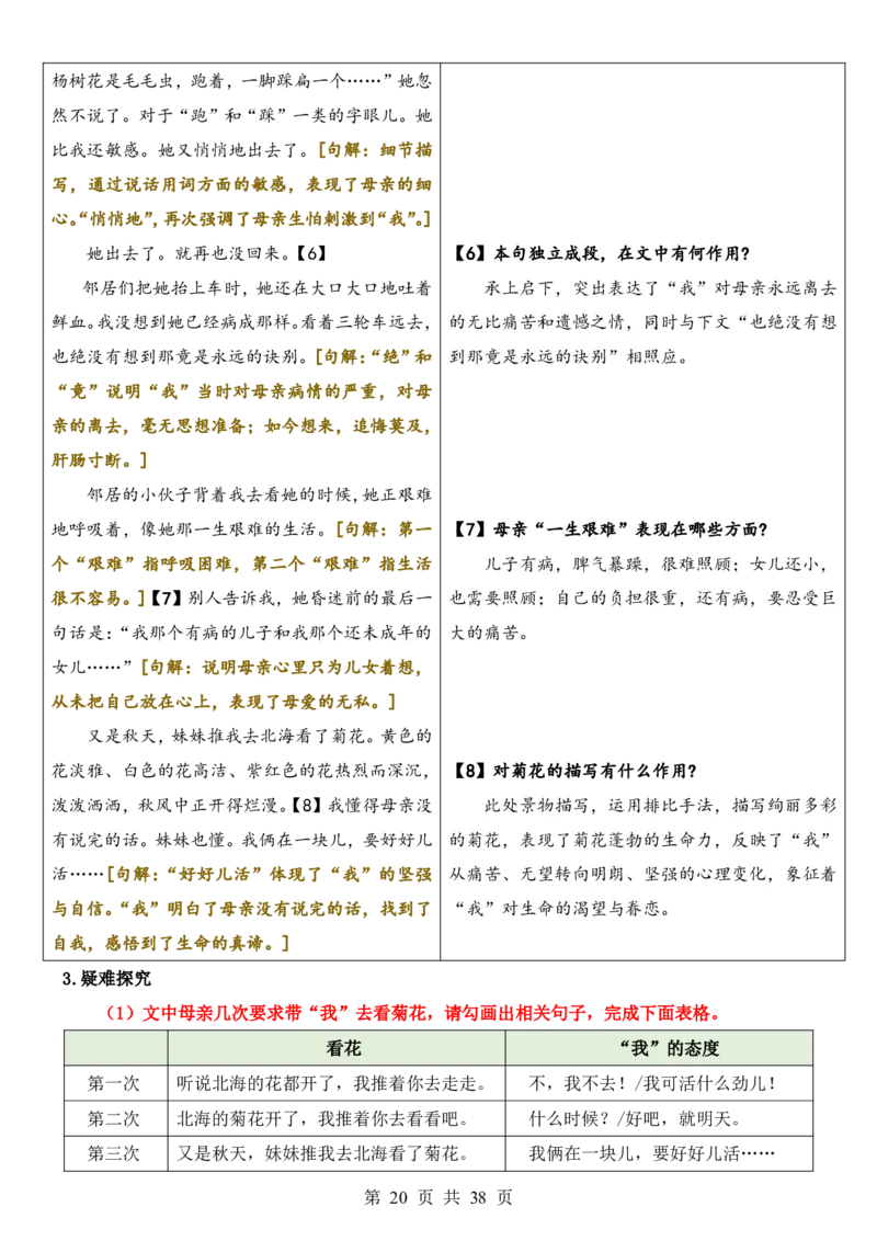 六升七语文暑假衔接专题1-40（新）_六升七暑假衔接