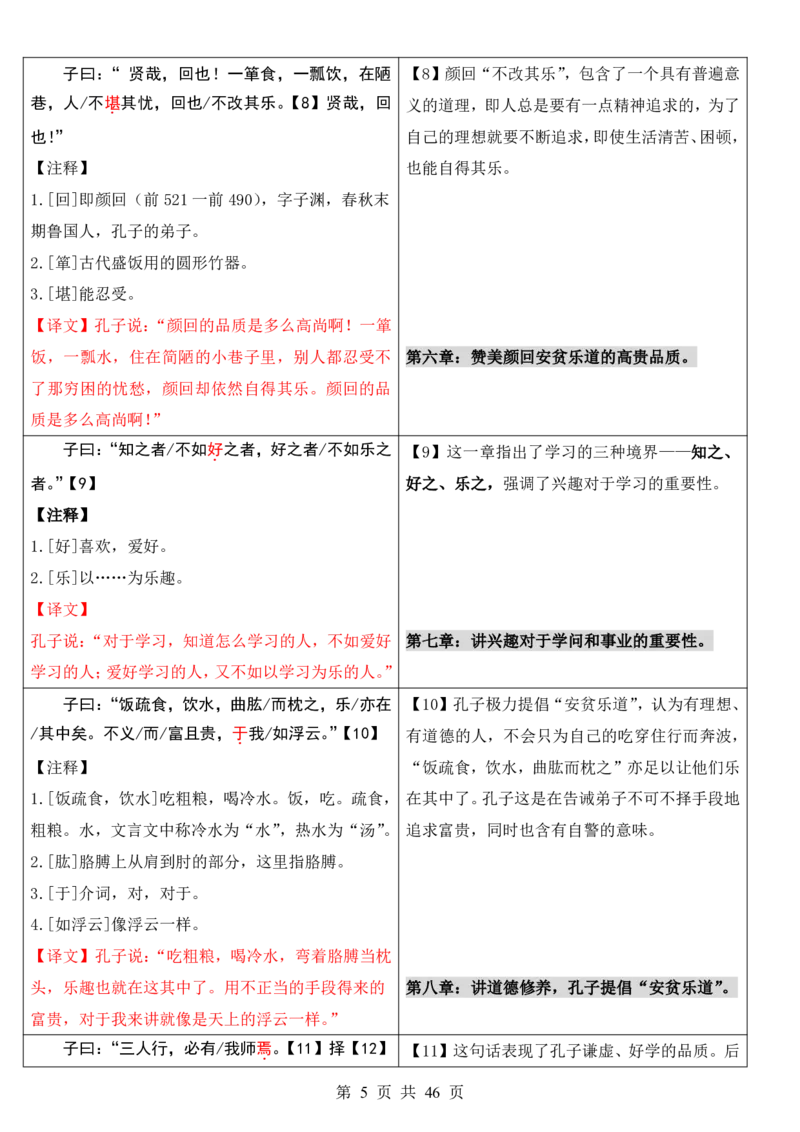 六升七语文暑假衔接专题1-40（新）_六升七暑假衔接