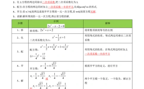 初中数学同步9年级上册02课配方法（教师版）_人教版数学九年级上册_版本二_九年级数学上册（人教版）_专项复习_讲义