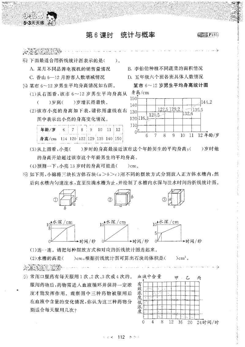 五年级数学下册人教版26春《53天天练》_26春人教版数学1-6年级下册《53天天练》_五年级数学下册人教版26春《53天天练》
