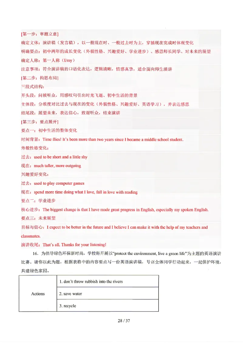天津_中考作文押题2026年中考英语书面表达考_中考押题2026《中考押题》系列（9科全套实时更新中）_2026版中考《书面表达作文押题预测》英语（各地方版）
