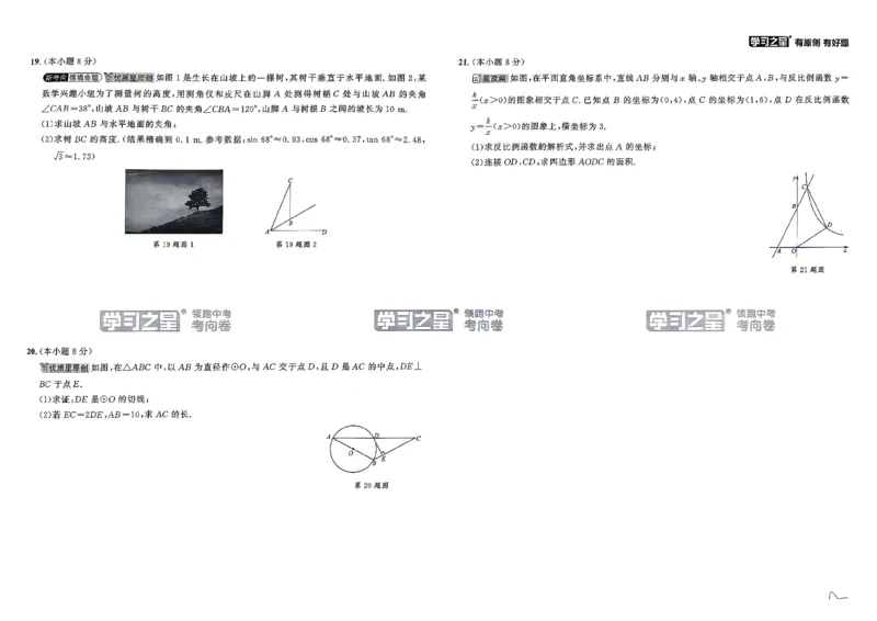 数学考向卷学习之星_中考押题2026《中考押题》系列（9科全套实时更新中）_领跑2026版中考《领跑考向卷》语数英物化（辽宁）_2026领跑中考考向卷数学
