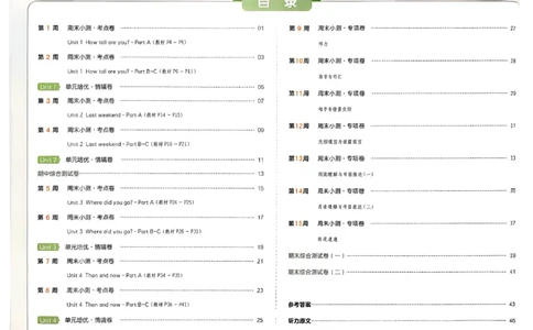 六下26春英语人教PEP一本周末小测卷_周末预测小卷_2026《一本&bull;周末小测卷》英语人教