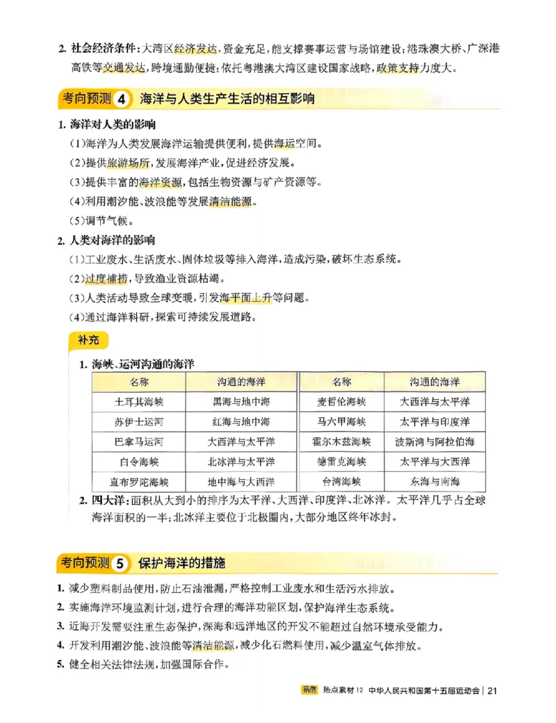易蓓-会考时事热点考点集锦-地理_中考押题2026《中考押题》系列（9科全套实时更新中）_万唯2026版初中《万唯黑白卷》地生（辽宁）