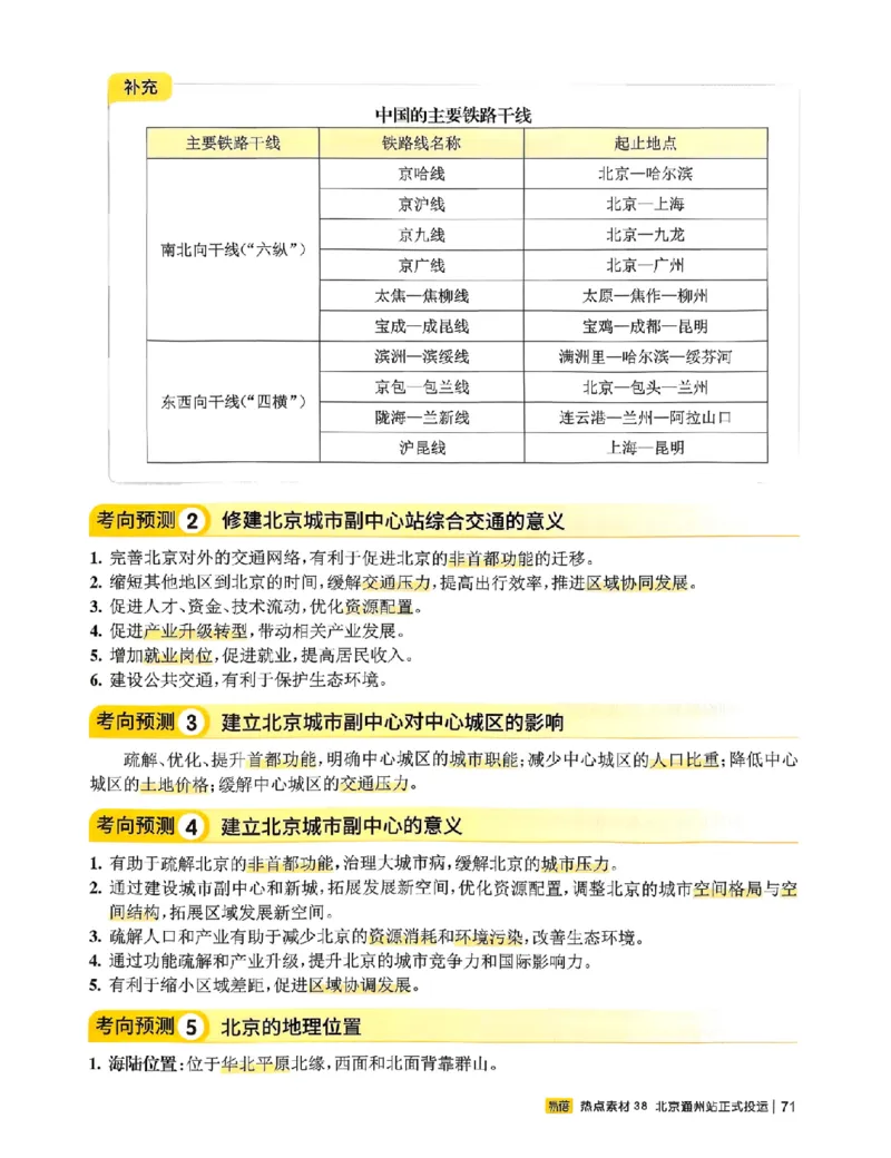 易蓓-会考时事热点考点集锦-地理_中考押题2026《中考押题》系列（9科全套实时更新中）_万唯2026版初中《万唯黑白卷》地生（辽宁）