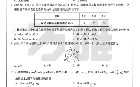 数学白卷_中考押题2026《中考押题》系列（9科全套实时更新中）_万唯2026版初中《万唯黑白卷》7科全套（福建）_万维数学
