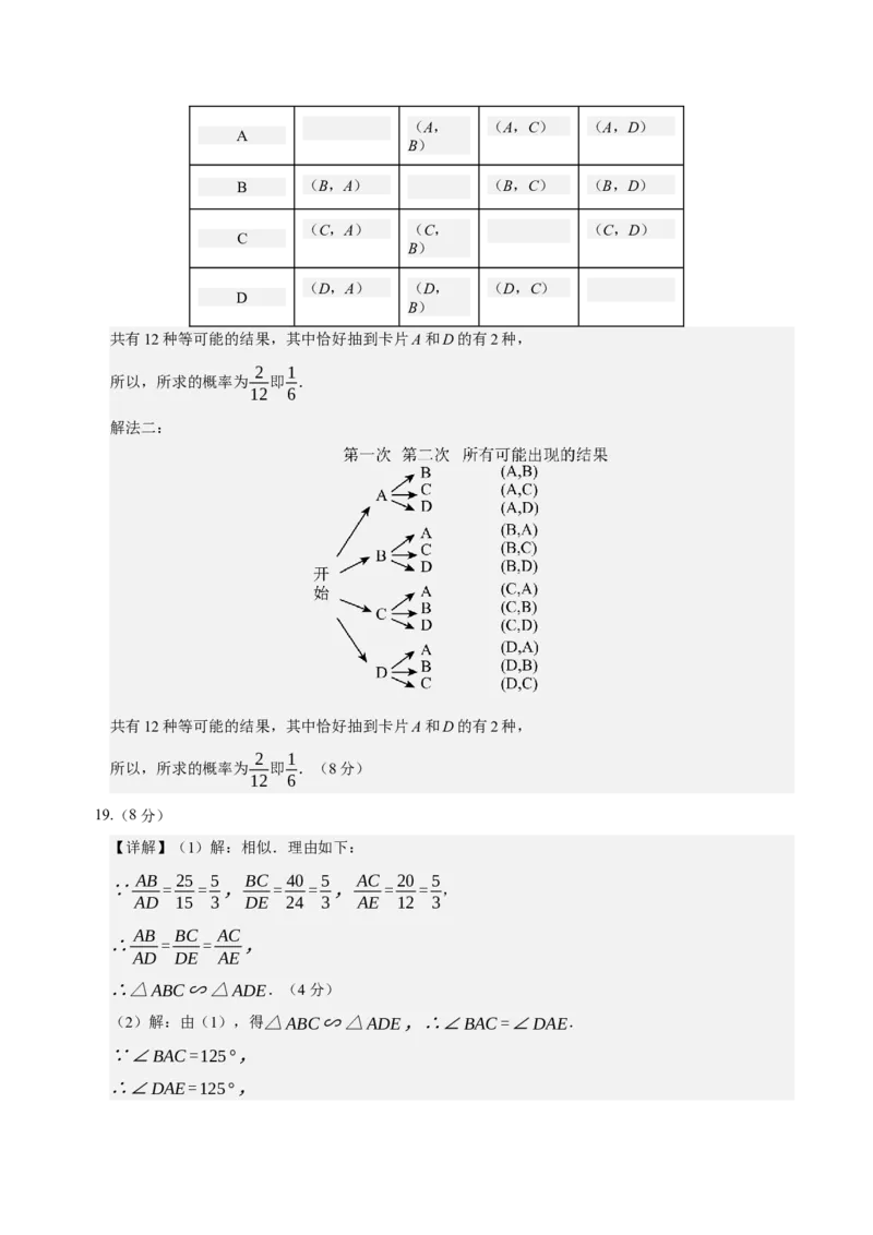 九年级数学上学期期末模拟卷02（人教版）（参考答案）_人教版数学九年级上册_版本二_九年级数学上册（人教版）_期中期末