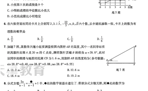 数学AB卷试题_中考押题2026《中考押题》系列（9科全套实时更新中）_2026版中考《天星中考临考预测卷》（7科全套）（广东版）