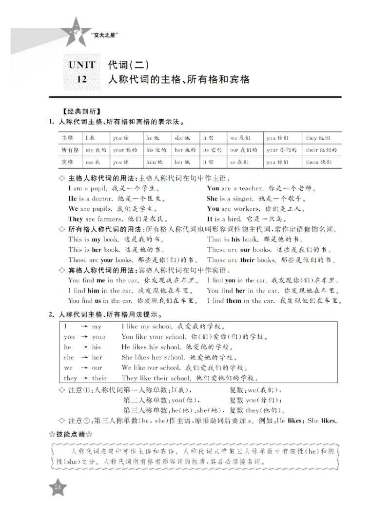 交大之星-小学英语重点攻关-语法篇_2026春小学教辅大合集_20-26春《交大之星》系列_交大之星-小学英语重点攻关