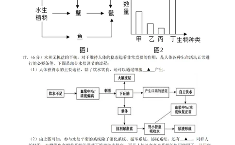 科学卷-2603杭州锦绣育才教育集团3月一模_中考押题2026《中考押题》系列（9科全套实时更新中）_浙江2026版中考《浙江一模二模》多地区全套（浙江）