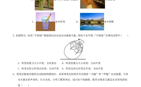 物理(天津卷)(考试版)_中考押题2026《中考押题》系列（9科全套实时更新中）_2026版中考《金卷考前预测卷》全国多地区版（物理）_物理02(天津专用)