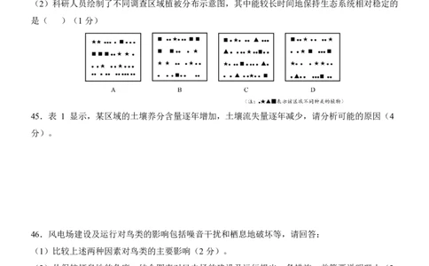 生命科学&middot;地理跨学科案例(上海卷)_中考押题2026《中考押题》系列（9科全套实时更新中）_2026版中考《考前押测卷》地区版（地生）_2026《生物中考&bull;考前押题卷》地区版
