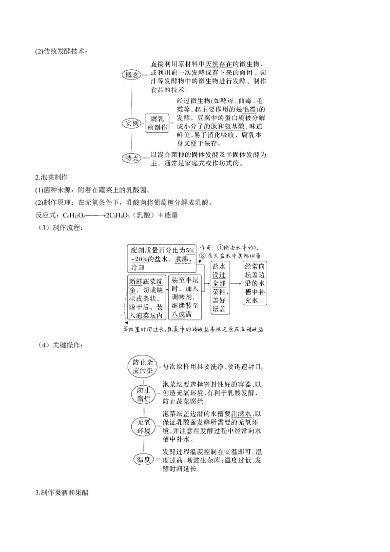 考向26发酵工程-备战2023年高考生物一轮复习考点微专题（全国通用）（原卷版）(1)_通用版（老高考）复习资料_2023年复习资料_一轮复习