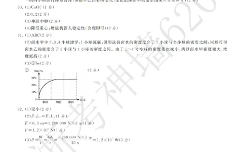 科学答案-2604浙共体仿真冲刺卷五_中考押题2026《中考押题》系列（9科全套实时更新中）_浙江2026版中考《浙江一模二模》多地区全套（浙江）_2604浙共体仿真冲刺卷五