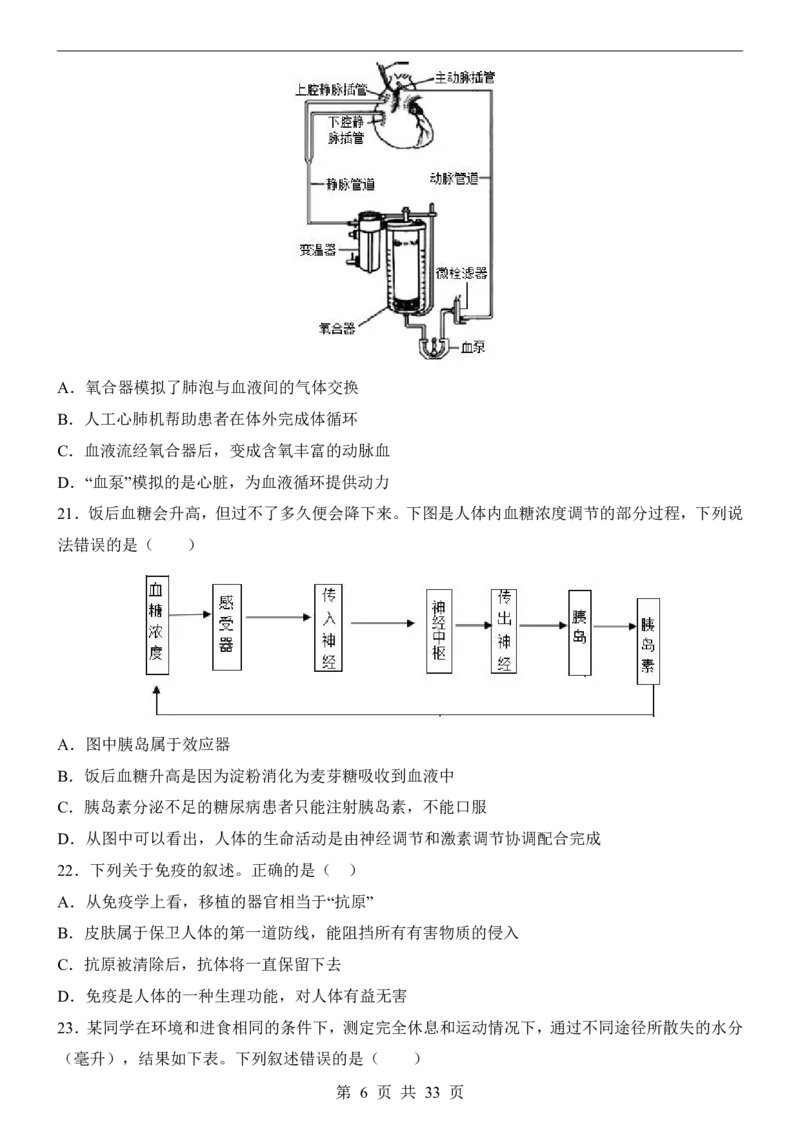 生物(山西卷)_中考押题2026《中考押题》系列（9科全套实时更新中）_2026版中考《考前押测卷》地区版（地生）_2026《生物中考&bull;考前押题卷》地区版