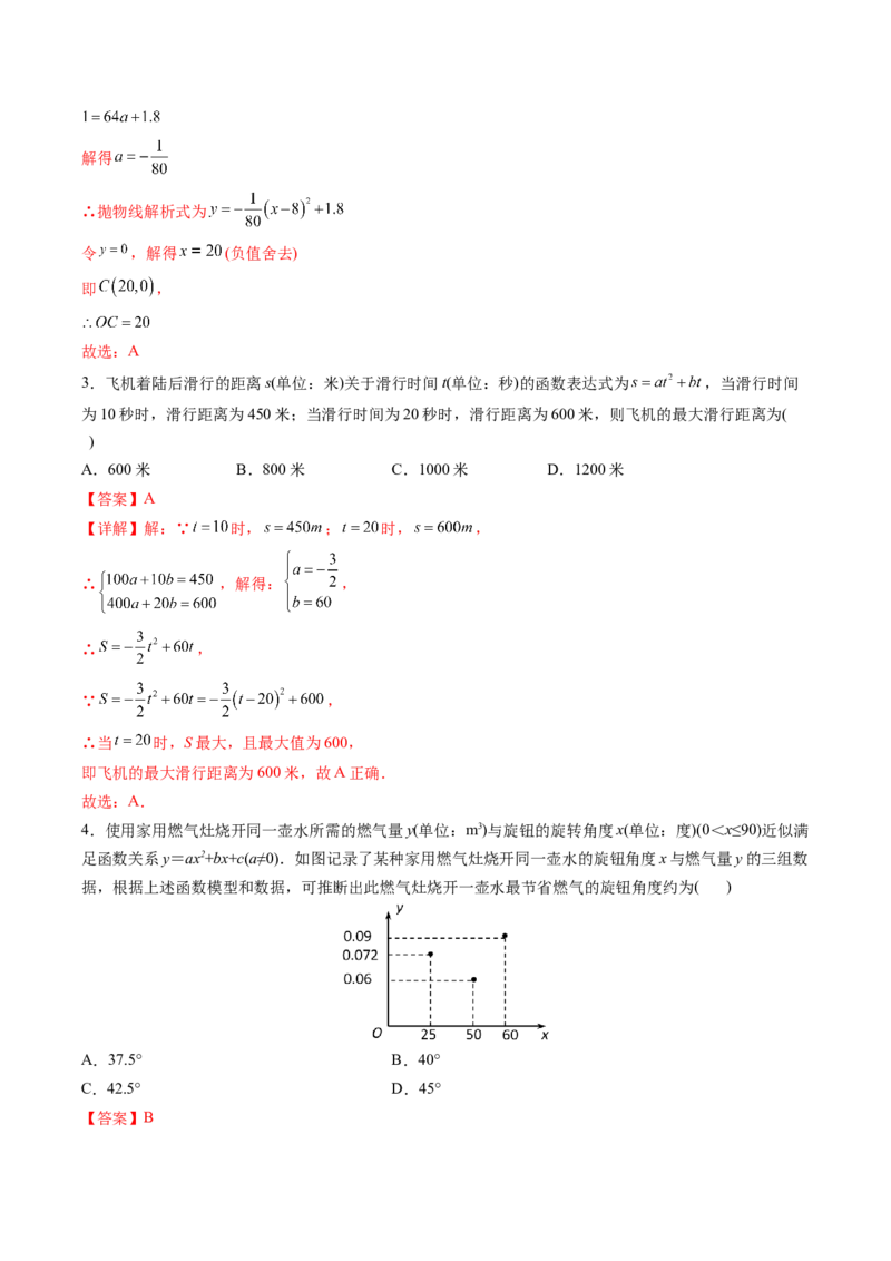 初中数学同步9年级上册第14课实际问题与二次函数(共28页)（教师版）_人教版数学九年级上册_版本二_九年级数学上册（人教版）_专项复习_讲义