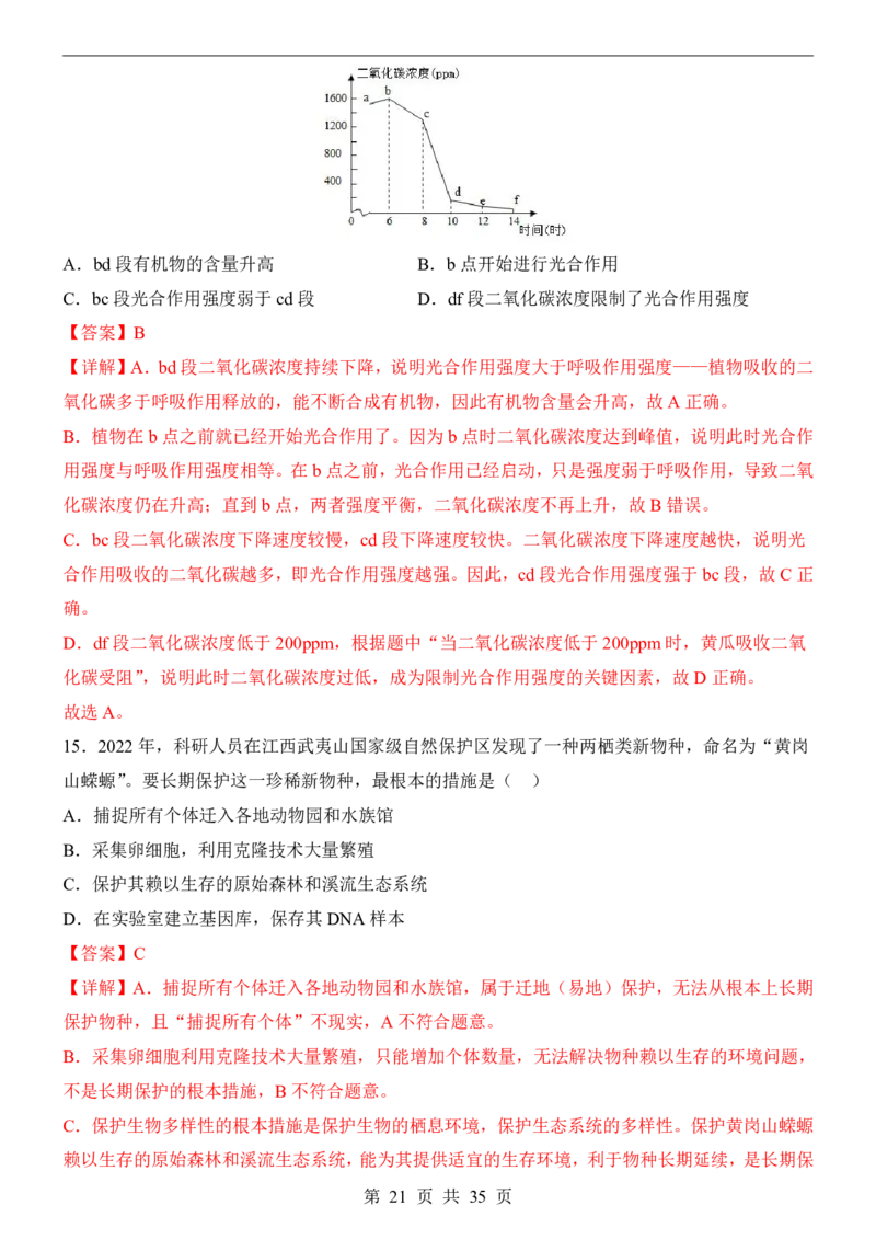 生物(山东卷)_中考押题2026《中考押题》系列（9科全套实时更新中）_2026版中考《考前押测卷》地区版（地生）_2026《生物中考&bull;考前预测卷》地区版