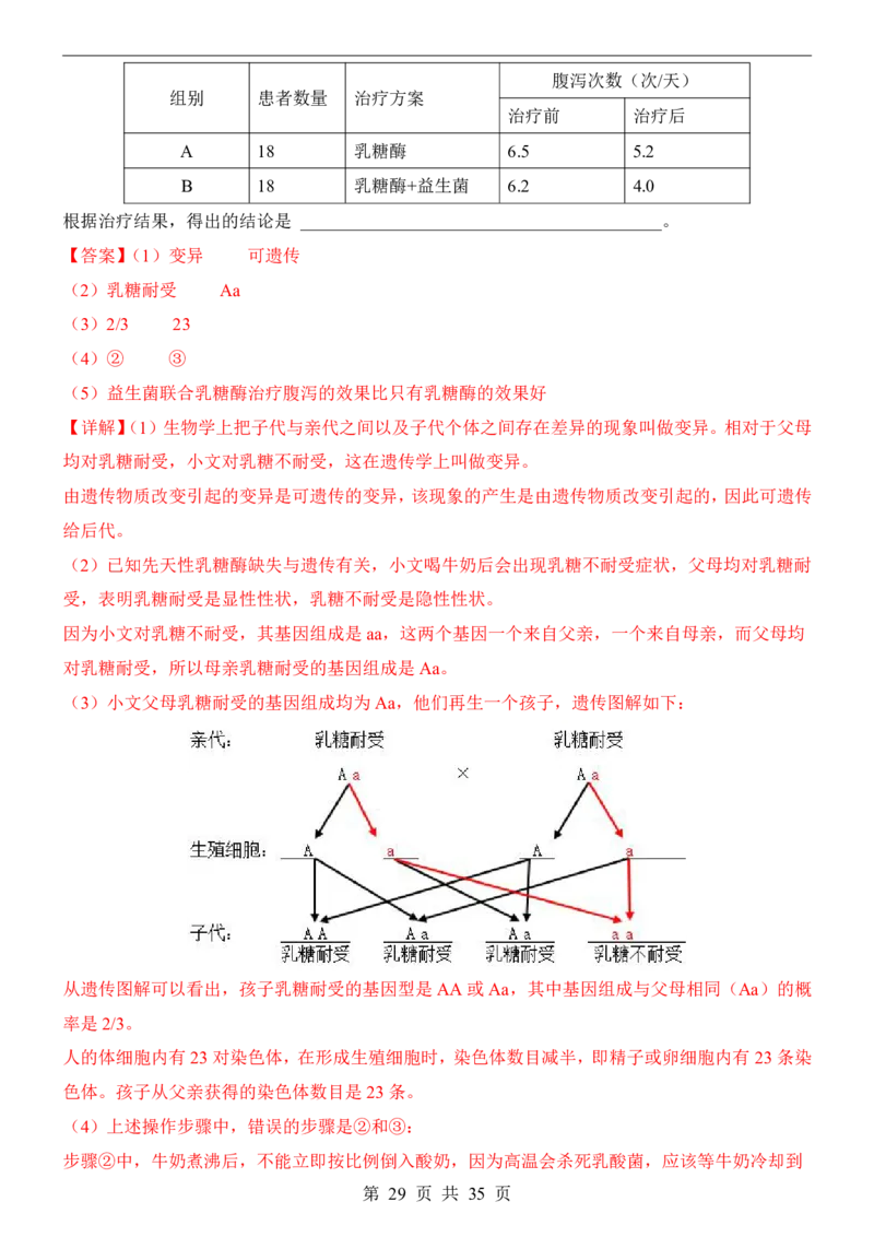 生物(山东卷)_中考押题2026《中考押题》系列（9科全套实时更新中）_2026版中考《考前押测卷》地区版（地生）_2026《生物中考&bull;考前预测卷》地区版
