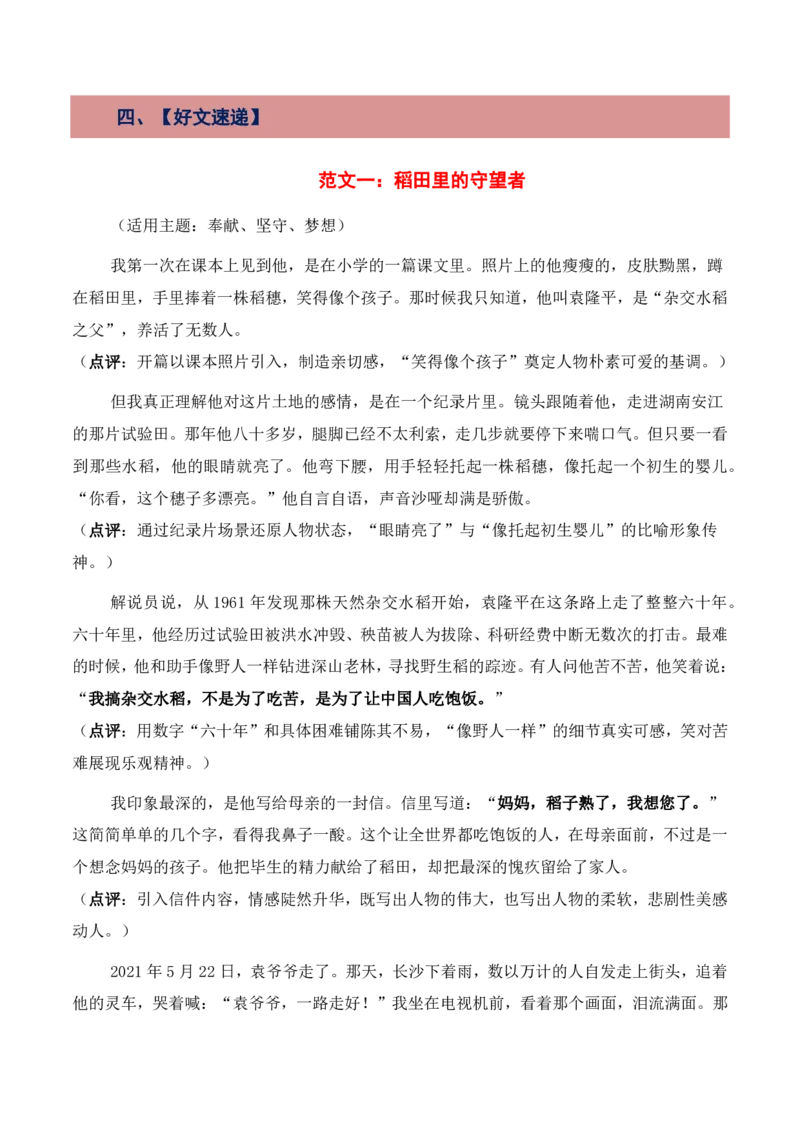 璀璨人物主题作文_中考押题2026《中考押题》系列（9科全套实时更新中）_2026版中考《作文押题系列》提醒押题+终极压题+主题密押+地区押题（语文）_2026《写作》主题密押