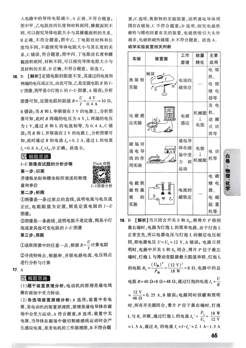 物理化学白卷答案_中考押题2026《中考押题》系列（9科全套实时更新中）_万唯2026版初中《万唯黑白卷》7科全套（武汉）_物化