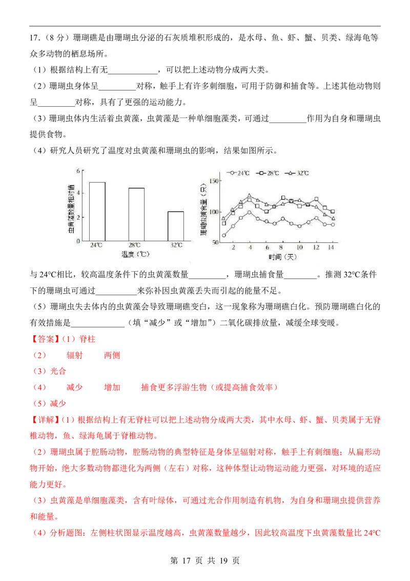 生物(陕西卷)_中考押题2026《中考押题》系列（9科全套实时更新中）_2026版中考《考前押测卷》地区版（地生）_2026《生物中考&bull;考前预测卷》地区版