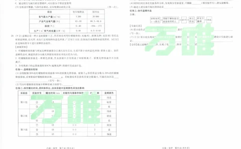 白卷2026年云南省初中学业水平考试化学_2026中考押题卷合集_2026中考黑白卷合集_2026版初中《万唯黑白卷》7科全套（云南）_2026《万唯中考&bull;云南黑白卷》化学
